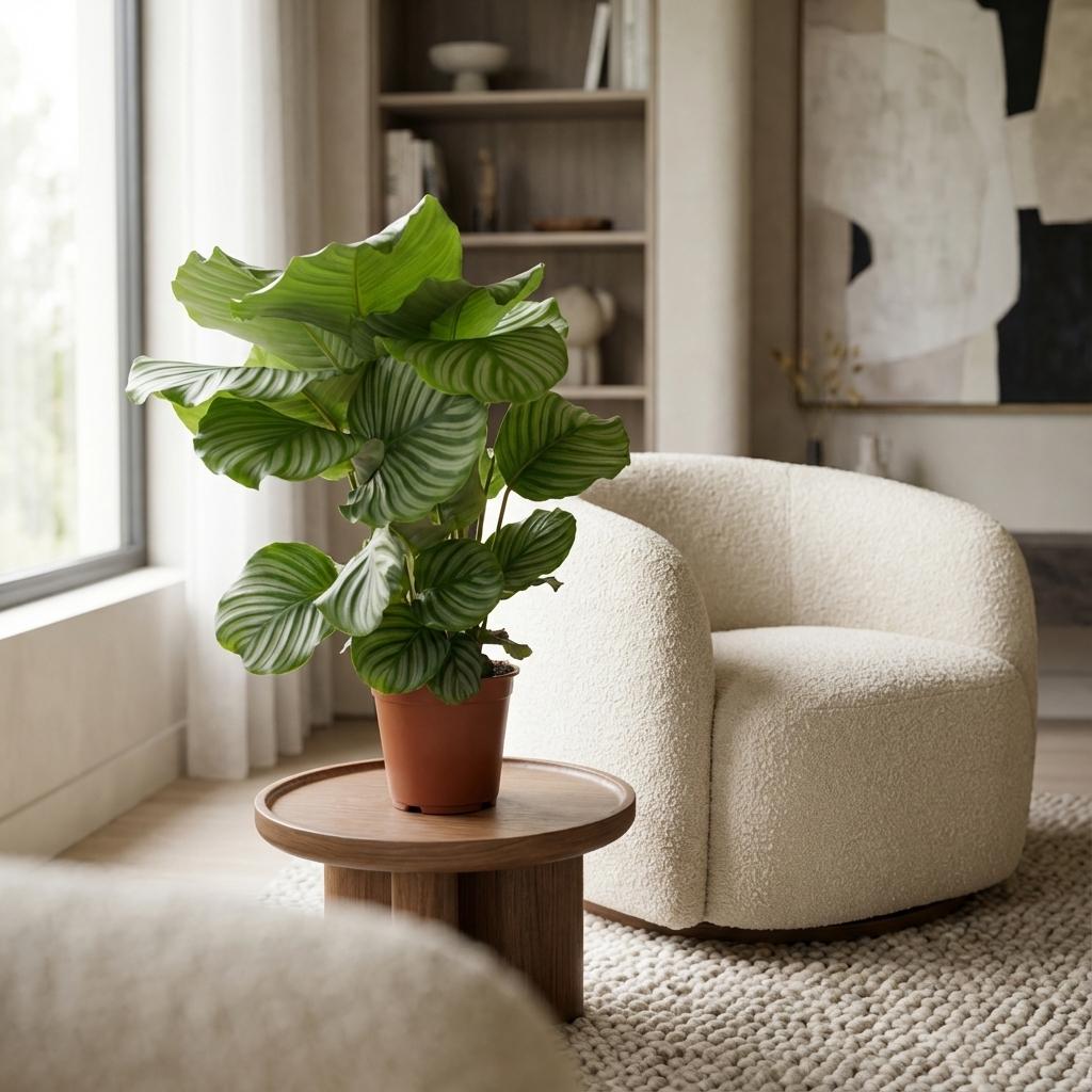 Livraison plante Calathea Orbifolia