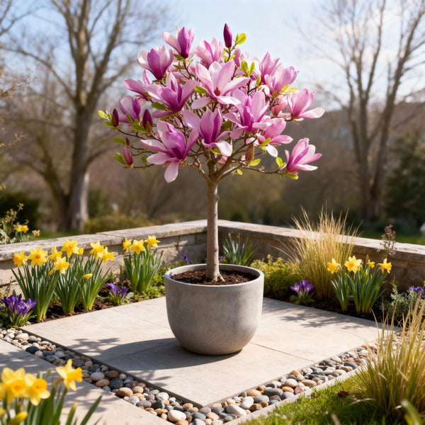 Livraison plante Magnolia Susan – Lot de 1 – Pot 19 cm – Hauteur 90 cm