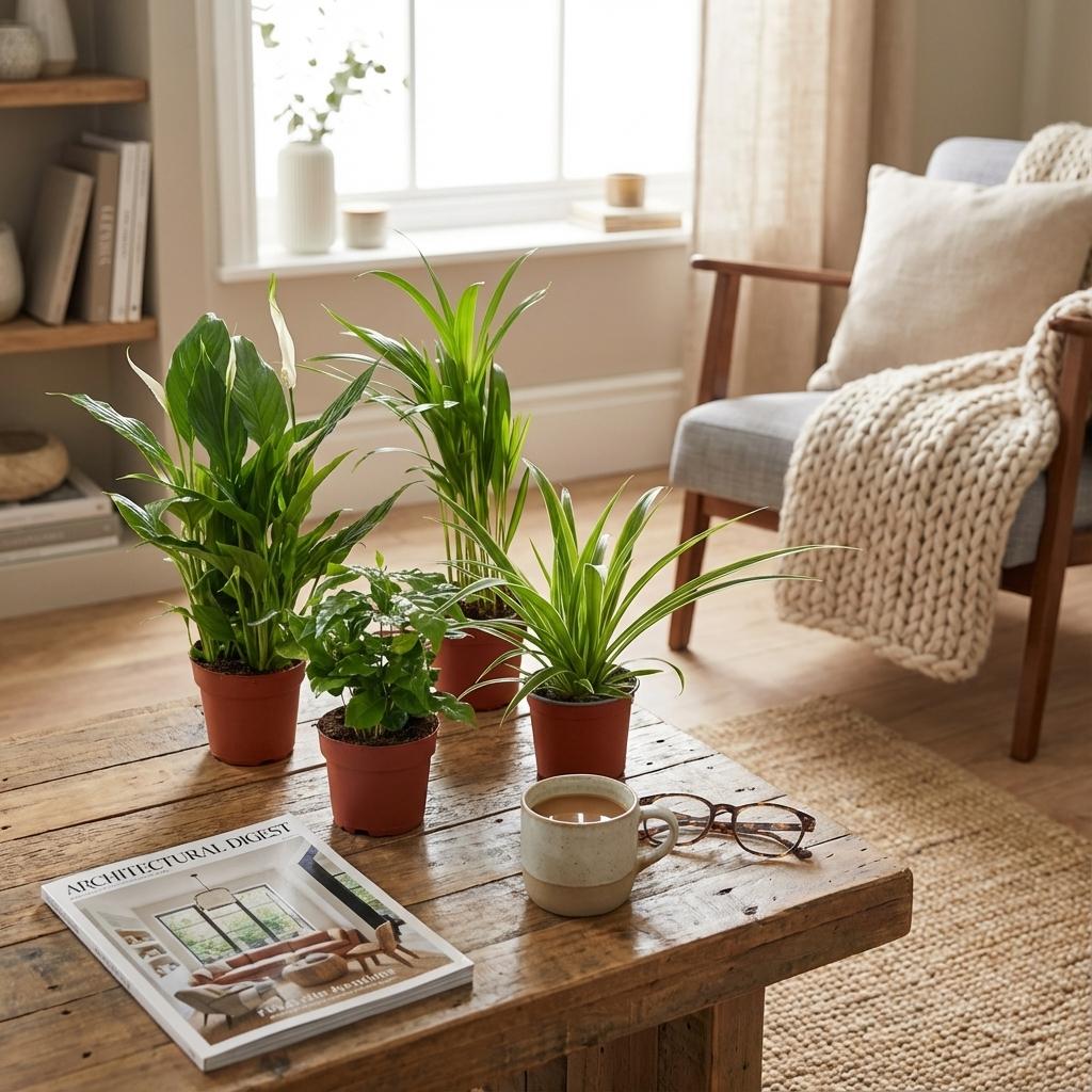 Livraison plante Pack 4 plantes dépolluantes