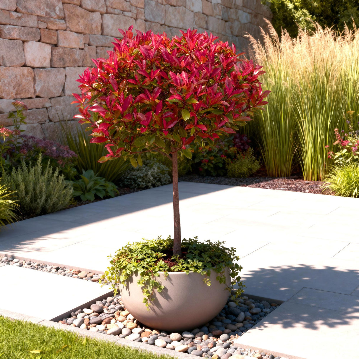 Livraison plante Photinia fraseri Carre Rouge – Pot 19 cm – Hauteur 90 cm