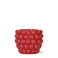 Vaso in ceramica rossa