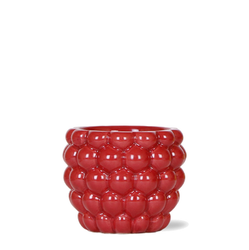 Vaso in ceramica rossa