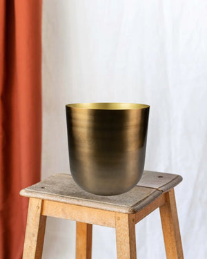Portavaso dorato d25cm