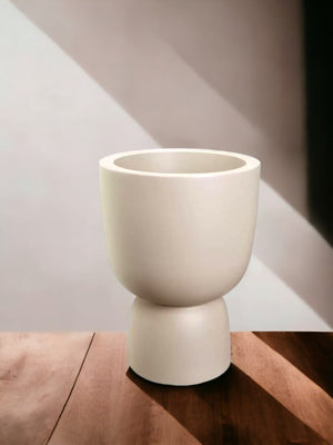 Vaso per piante Elho Beige Cut - D41 x H58