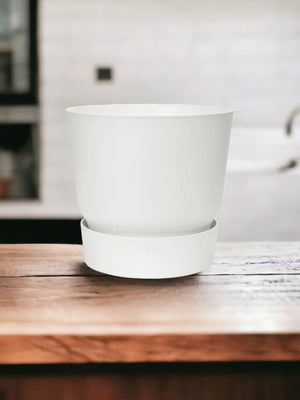 Vaso per piante Elho Greenville bianco - D30 x H28