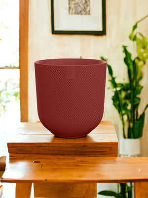 Vaso per piante Elho Jazz rosso - D26 x H24