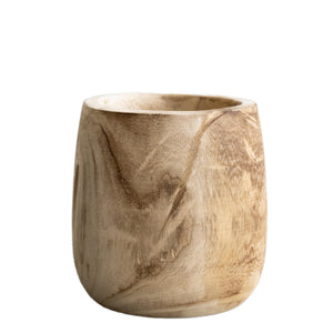 Vaso per piante in legno -h25cm, Ø23cm