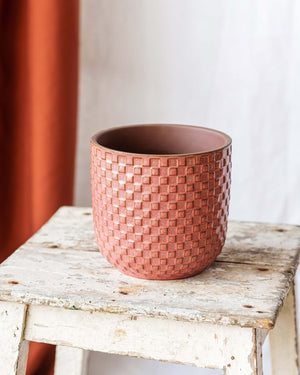 Vaso cache - RILIEVO ROSA