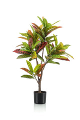 Livraison plante Croton Codiaeum plante artificielle - h110cm, Ø12cm