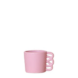 Livraison plante Happy Mug - Pot de fleurs en céramique rose