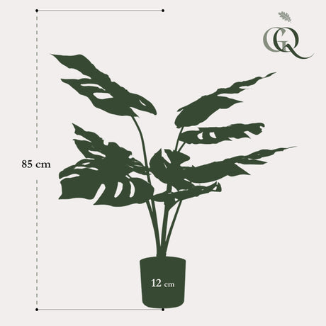 Livraison plante Monstera Deliciosa plante artificielle - h85cm, Ø12cm