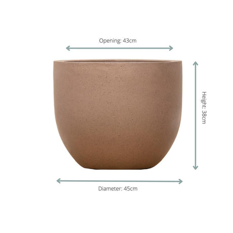 Livraison plante Pot Bronze New Egg 55 cm