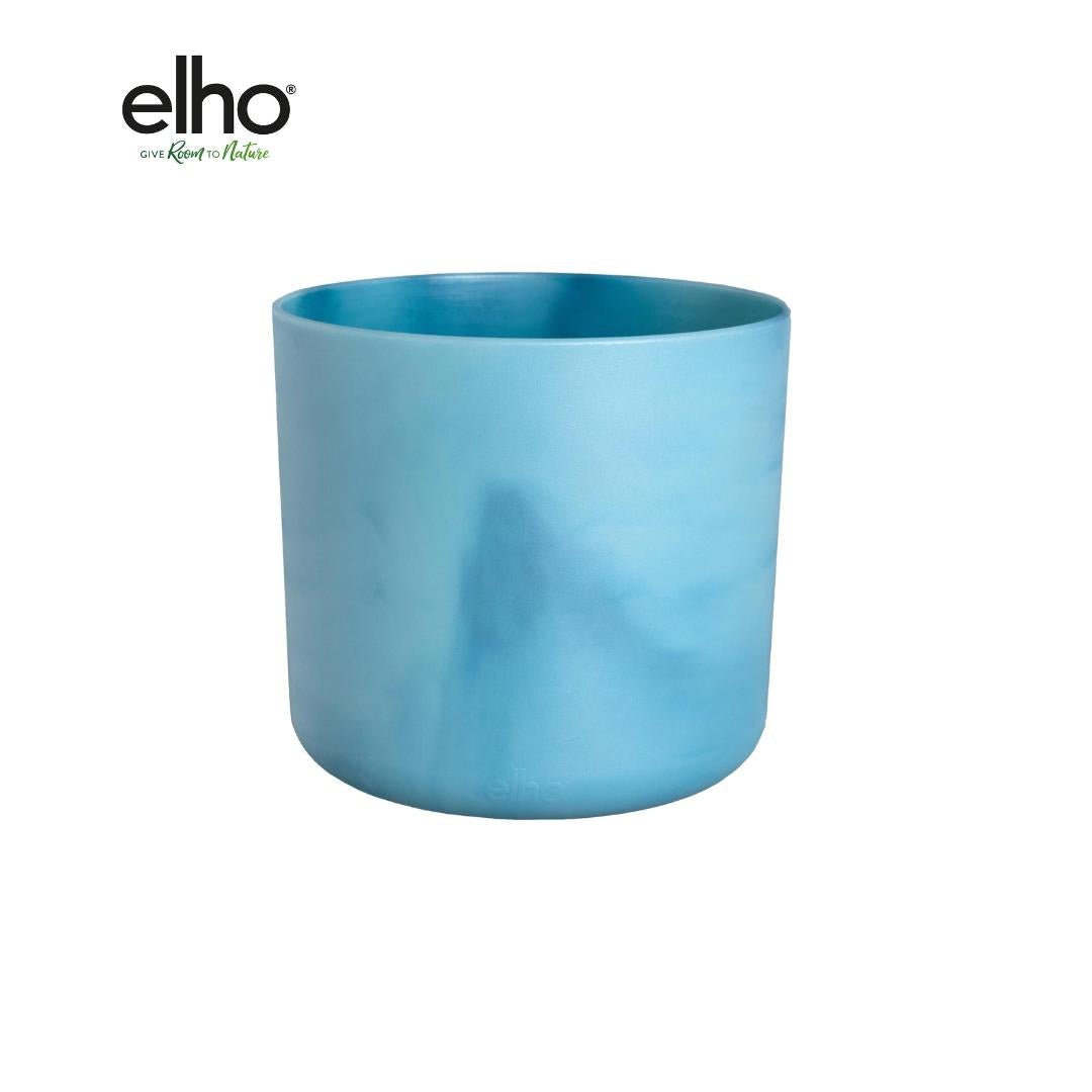 Livraison plante Pot Elho Ocean Rond bleu atlantique 14cm