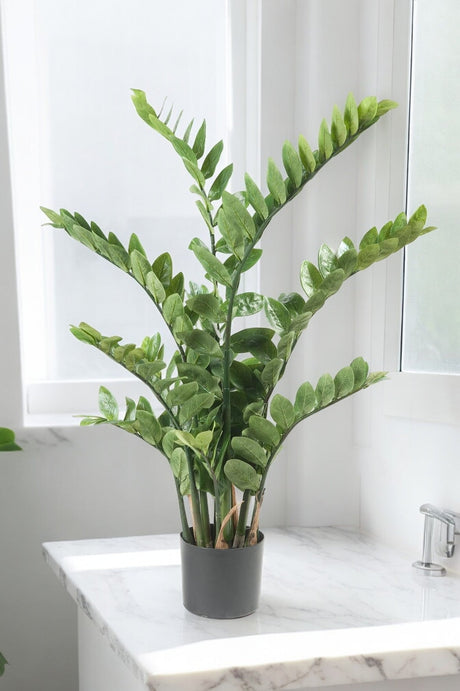 Livraison plante Zamioculcas plante artificielle - h110cm, Ø13cm