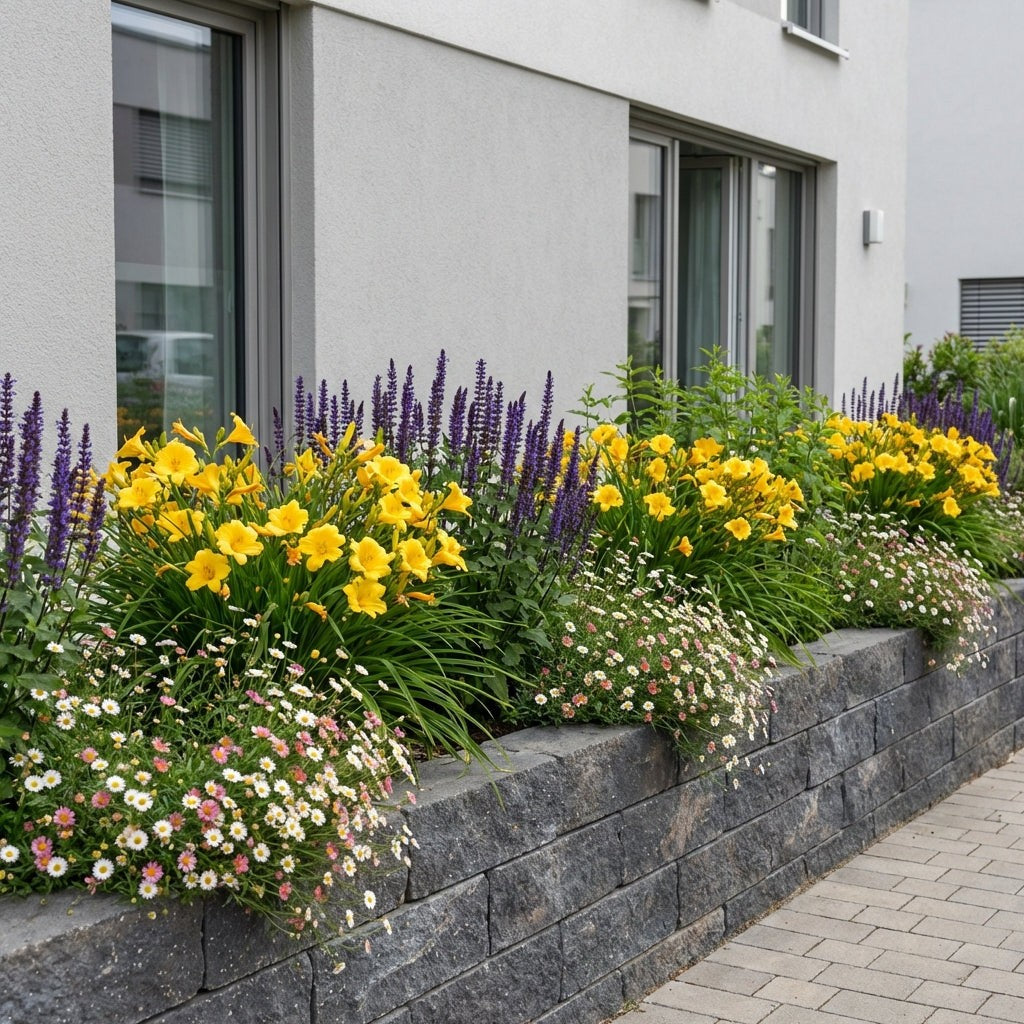 Pack Façade Plein Soleil Blanc & Jaune - 18 plantes — photo 5