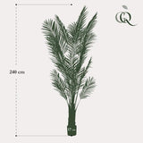Piante d'arte - Areca Lutescens - Goudpalm - 240cm