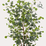 Kunstplant - Eucalipto - Gomboom blu - 140cm - 140
